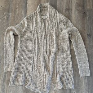 Emily Rose Taupe Knit Cardigan